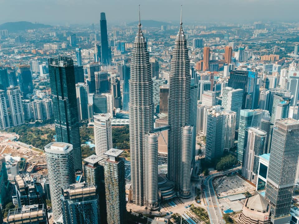 Aerial view of city buildings during daytime