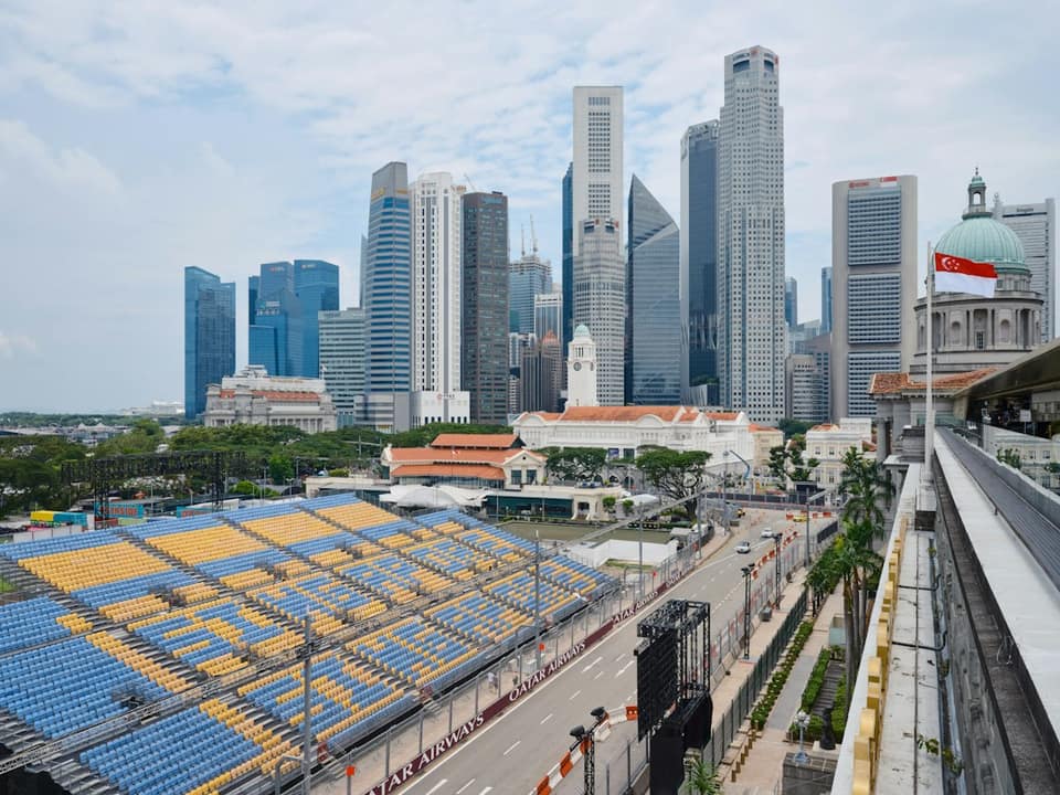 A view of a city from a roof top
