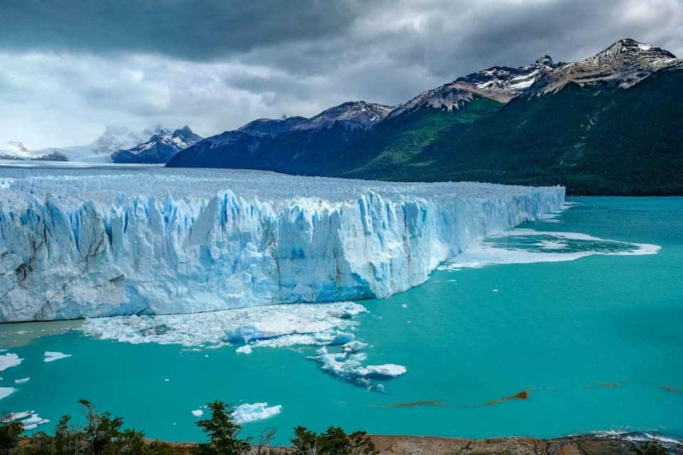 Glacier in Los Glaciares National Park, Santa Cruz Province, Patagonia, Argentina